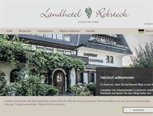 Tablet Screenshot of landhotel-rebstock.de